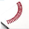 mcmadley Baseball Phone Case for iPhone 13 Mini - Made with Professional Baseball Leather and Raised Red Hand Stitching, Thin Case, Protective Grip, Authentic Leather Cover view 3