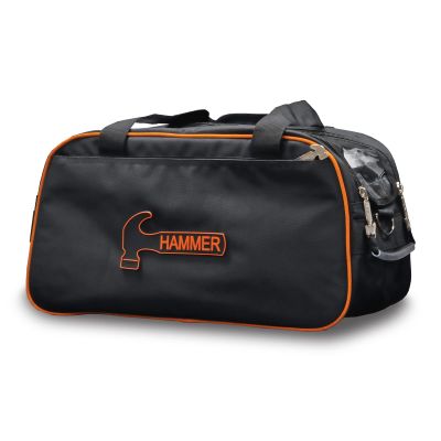 Hammer Premium Double Tote Bowling Bag Black Orange