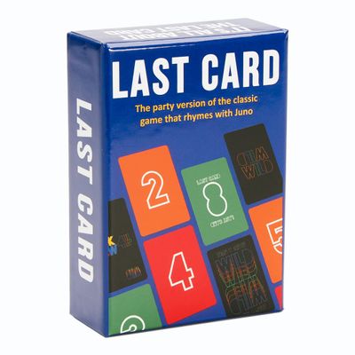Last Card - The Drinking Game You Already Know | The Party Version of The Game That Rhymes with Juno - Bachelorette Party Games, Fun for Friends