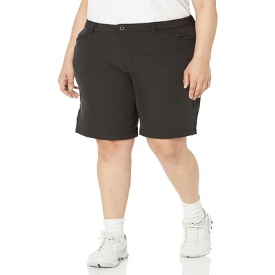 Women's Plus Cooling Bi-Stretch Shorts, Black, 16