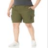 Dickies Womens Women's Plus Ripstop Cargo Shorts Work Utility Pants, Military Green, 22 US view 1