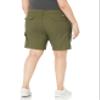 Dickies Womens Women's Plus Ripstop Cargo Shorts Work Utility Pants, Military Green, 22 US view 2