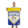 FOCO Los Angeles Rams NFL Super Bowl LVI Champions Vertical Flag view 2