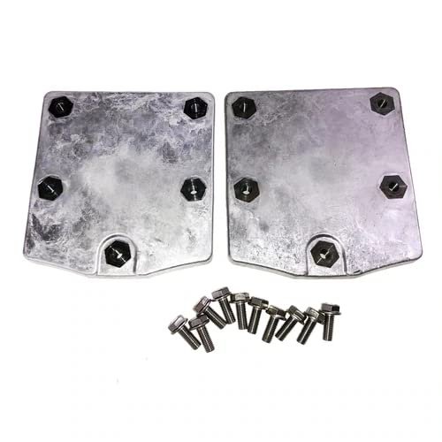 Aluminum Anode Kit For Mercruiser Zeus Pod Includes Hardware Full Kit Replaces Mercury 97-879150A65, Quicksilver 879150A65, Tecnoseal KIT-843AL, Martyr 8m0039340