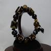 0.6" China Certified Nature Chalcedony Jade Barrel Beads Hand Made Bangle Bracelets 6398 view 2