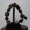 0.6" China Certified Nature Chalcedony Jade Barrel Beads Hand Made Bangle Bracelets 6398 view 4