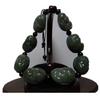 1" China Nature Certified Nature Hetian Nephrite Jade The Eight Immortals Hand Carved Bangle Bracelet 4394 view 1