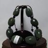1" China Nature Certified Nature Hetian Nephrite Jade The Eight Immortals Hand Carved Bangle Bracelet 4394 view 4