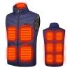 tuduoms Winter Heated Vest with 11 Heating Areas Warm Lightweight Usb Electric Heating Jacket Down Waistcoat for Men Women view 1