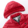 Warm Heating Coat for Womens Mens USB Smart Heated Jacket Lightweight Quilted Puffy Down Jacket Outdoor Coat view 2