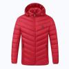Warm Heating Coat for Womens Mens USB Smart Heated Jacket Lightweight Quilted Puffy Down Jacket Outdoor Coat view 3