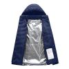 Warm Heating Coat for Womens Mens USB Smart Heated Jacket Lightweight Quilted Puffy Down Jacket Outdoor Coat view 3