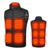 tuduoms Winter Heated Vest with 11 Heating Areas Warm Lightweight Usb Electric Heating Jacket Down Waistcoat for Men Women view 1