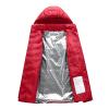 tuduoms Smart Heating Coat USB Electric Heated Jacket Hooded Quilted Lightweight Warm Winter Puffer Jacket for Women Men view 4