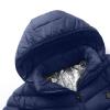 tuduoms Smart Heating Coat USB Electric Heated Jacket Hooded Quilted Lightweight Warm Winter Puffer Jacket for Women Men view 4