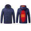 tuduoms Heated Jacket with Detachable Heated Hood Men Women Electric Heated Coat Lightweight Warm Quilted Puffer Jacket view 1