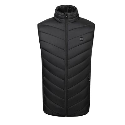 tuduoms Winter Heating Waistcoat Men's Women's 9 Heating Areas USB Heated Vest Warm Quilted Lightweight Heated Puffer Jacket