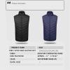 tuduoms Winter Heating Waistcoat Men's Women's 9 Heating Areas USB Heated Vest Warm Quilted Lightweight Heated Puffer Jacket view 2