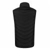 tuduoms Warm 9 Heating Areas Heated Coat Women's Men's Lightweight Electric Heating Jacket Winter Quilted Heated Down Vest view 3