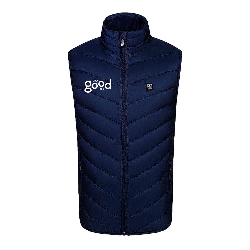 tuduoms Heated Vest, Warming Heated Vest for Men Women Unisex Electric Puffer Heating Vest Winter Down Waistcoat