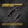 Spartan Blades Shoto Ronin Folding Karambit Knife Black Tanto CTS-XHP Blade Black G10 Handles - SFBL9BK (SBSFBL9BK) view 4