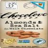 Chocolove, Almonds & Sea Salt Milk Chocolate Bar, 3.2 Ounce view 1