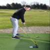 The Golf Swing Plate with 2 Alignment Sticks - Golf Swing Plane Training Aid - InTheHoleGolf view 2