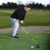 The Golf Swing Plate with 2 Alignment Sticks - Golf Swing Plane Training Aid - InTheHoleGolf view 3