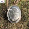 Medieval Roman King Leonidas 300 Spartan Helmet W/Red Plume + Muscle Body Armor Cuirass + Shield + Leg Or Arm Guard Silver Halloween Costume (Spartan Shield (15 inches)) view 4