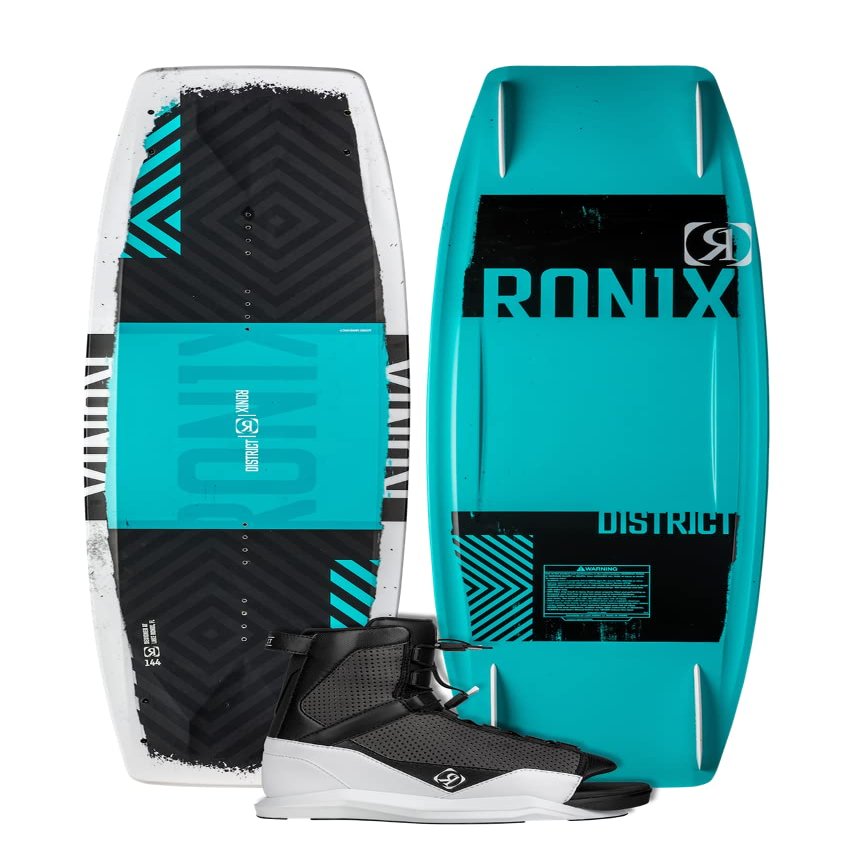 Ronix District Wakeboard, 134 cm w/ District Boots, 5-8.5