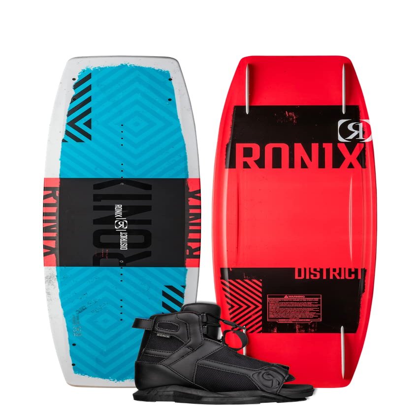 Ronix District Wakeboard, 129 cm w/ Divide Boots, 7.5-11.5