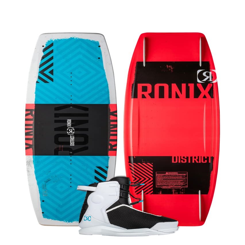 Ronix District Wakeboard, 129 cm w/ Vision Pro Boots, 4-5