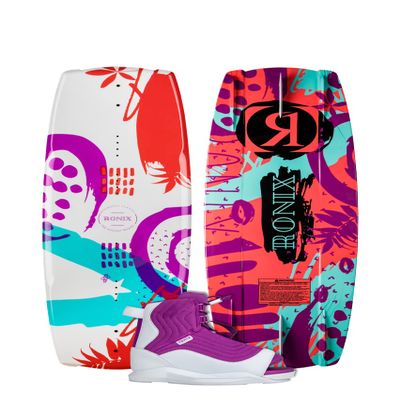 Ronix August Wakeboard, 120 cm w/August Boots, 2-6