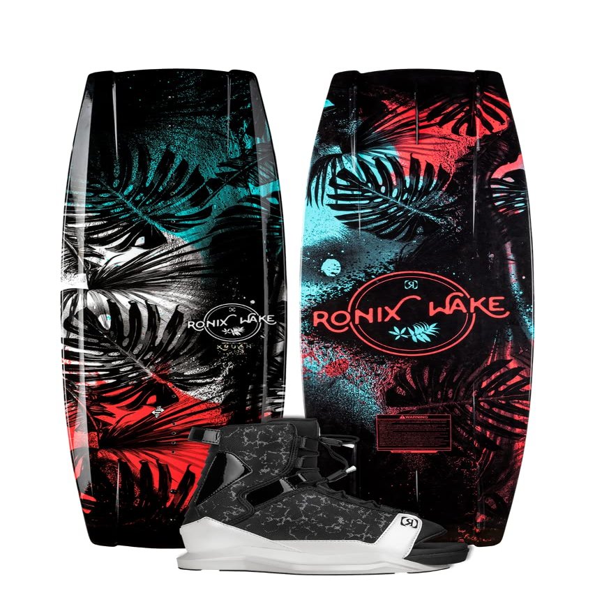 Ronix Krush Wakeboard, 135 cm w/ Halo Boots, 6-8.5