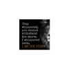 I am The Storm Quote Sticker with a Fierce Lion face with Bold Amber Eyes view 1