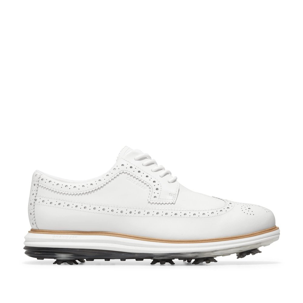 Cole HAAN Mens ORIGINALGRAND Tour Golf Waterproof, Optic White/Natural/Optic White, 13-M US