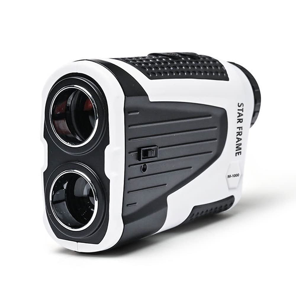 STAR FRAME Disc Golf Laser Rangefinder with 9 Measurement Modes for Easy Basket Targeting | Perfect for Choosing The Right Disc, Frisbee, Putter | 6X Magnification | Water-Proof | USB Charger