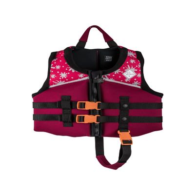 Ronix Laguna Girl's CGA Life Vest, Plum, Child (30-50lbs)