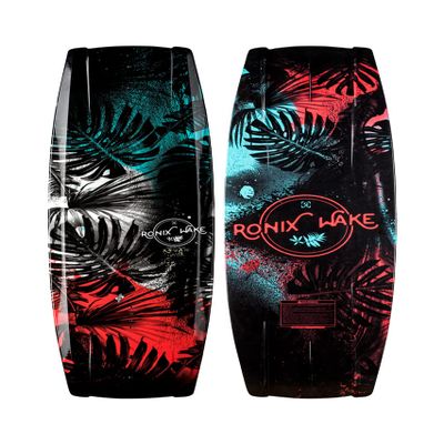 Ronix Krush SF Wakeboard, Black/Mint/Coral, 140 cm