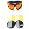 GALAXYLENSE Windproof Cycling Fishing Golfing Sport Camping Sunglasses - Men & Women Glasses -100% UVab Protection With 3 Color Lenses view 1