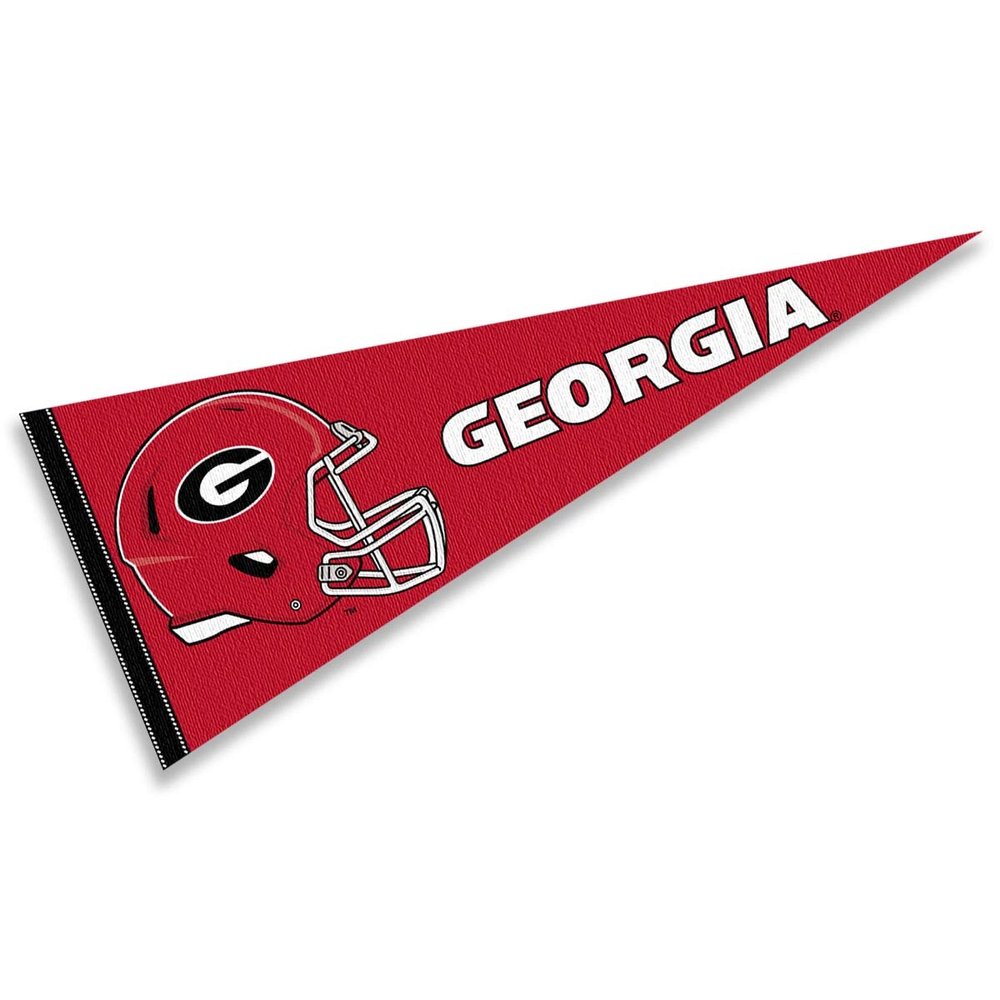 College Flags & Banners Co. Georgia Bulldogs Football Helmet Pennant Flag
