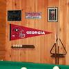 College Flags & Banners Co. Georgia Bulldogs Football Helmet Pennant Flag view 2