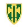 Kiss-Cut Stickers - Army - 18th MP BDE wo Txt wo DS (6"x6", White) view 1