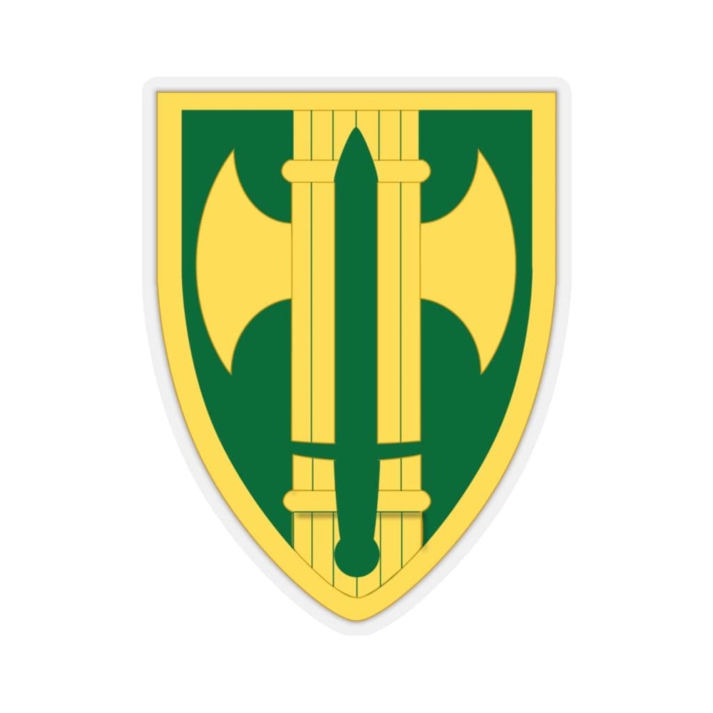 Kiss-Cut Stickers - Army - 18th MP BDE wo Txt wo DS (3"x3", White)