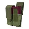 DBM IMPORTS Molle Tactical Closed Top Double Mag Pouch 4 Full Mag Size OD Green view 1