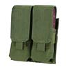 DBM IMPORTS Molle Tactical Closed Top Double Mag Pouch 4 Full Mag Size OD Green view 2
