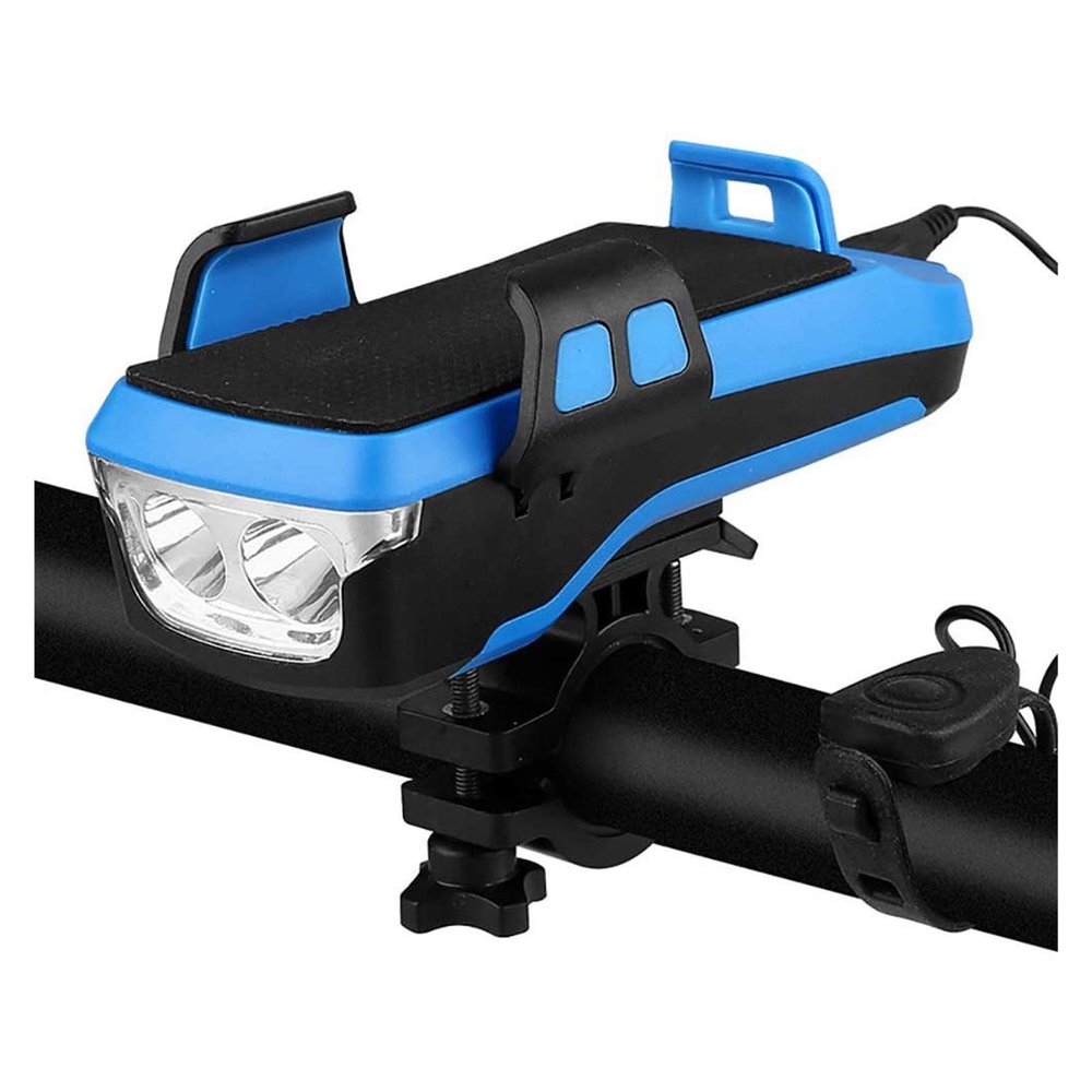 HHWKSJ USB Rechargeable Bike Headlight, Bright Front Lights, 3 Light Mode Options Fits All Bicycles, Mountain