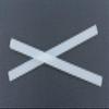 ExactFitt Replacement Ear Socks for Oakley Pitchman OX8050 OX8096 OX8105 OO9439 Tincup Glass Frames (Milky White - 1 Pair) view 2