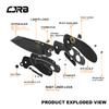 CJRB Folding Pocket Knife Maileah Tactical Knife with AR-RPM9 Powder Steel Balde and G10 Small Tactical Pocket Knife EDC for outdoor survival hunting camping J1918 (Black Blade/Black Handle) view 2