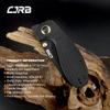 CJRB Folding Pocket Knife Maileah Tactical Knife with AR-RPM9 Powder Steel Balde and G10 Small Tactical Pocket Knife EDC for outdoor survival hunting camping J1918 (Black Blade/Black Handle) view 3